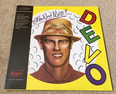 DEVO: Are we not men RHINO HIGH FIDELITY LP: Sealed Numbered