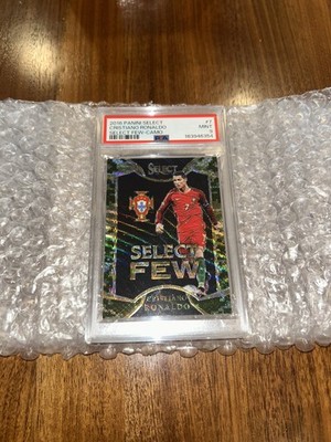 CRISTIANO RONALDO 2016-17 Panini Select Soccer CAMO PRIZM #7/20 Jersey Match 