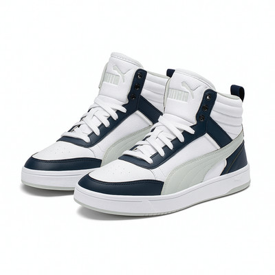 PUMA Schuhe Turnschuhe Sneaker Herren Dribble Mid SL weiß blau  42, 43 o. 42,5