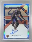 Khaman Maluach 2025 Topps Chrome #NS-KM Blue Refractor Next Stop RC Auto /150