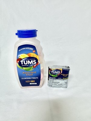 Tums Ultra Strength Assorted Fruit Antacid Chewable Tablets 72ct + 24ct