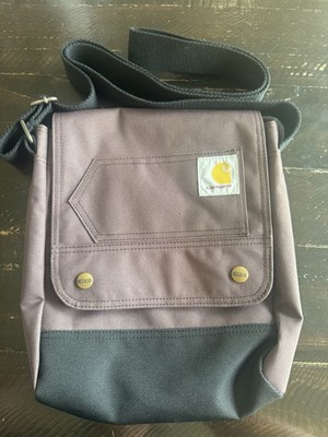 Carhartt Messenger Bag Brown Black Adjustable Strap Inner Pockets Classic