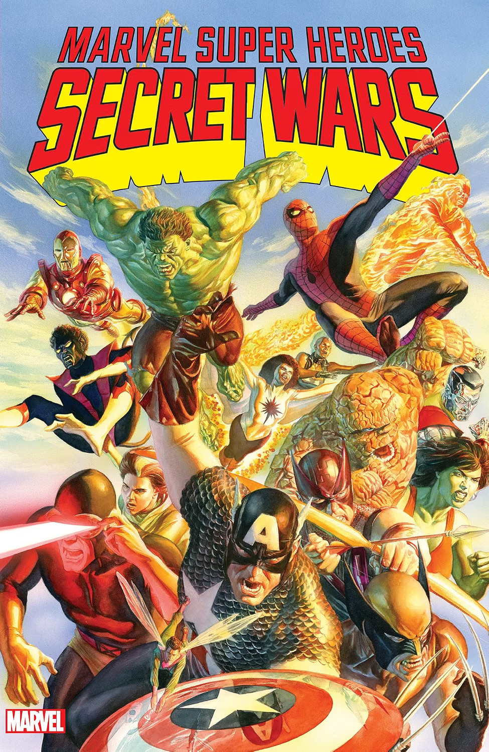 MARVEL SUPER HEROES SECRET WARS GRAPHIC NOVEL Paperback Collects 12 Part Series - Image 2