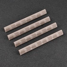 4pcs Anti-slip Strip for M-LOK Rail Protector Rubber Rail Protector Covers