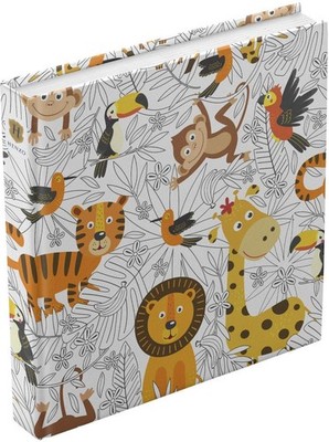 Henzo Jumbo Fotoalbum Tiger & Monkey 30x30 cm 100 weiße Seiten