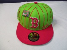 New Era Brooklyn Dodgers Big League Chew Watermelon 59FIFTY Fitted Hat Cap 7 1/8
