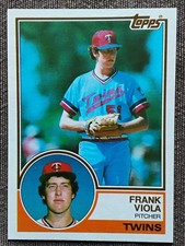 1983 Topps Frank Viola RC Rookie Baseball Card #586 Twins Mint. rookie card picture