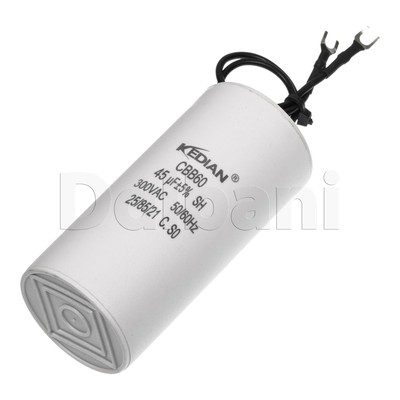 Condensatore Motore Kedian CBB60 – 45µF 250VAC, Specifiche Giapponesi, 40x90mm