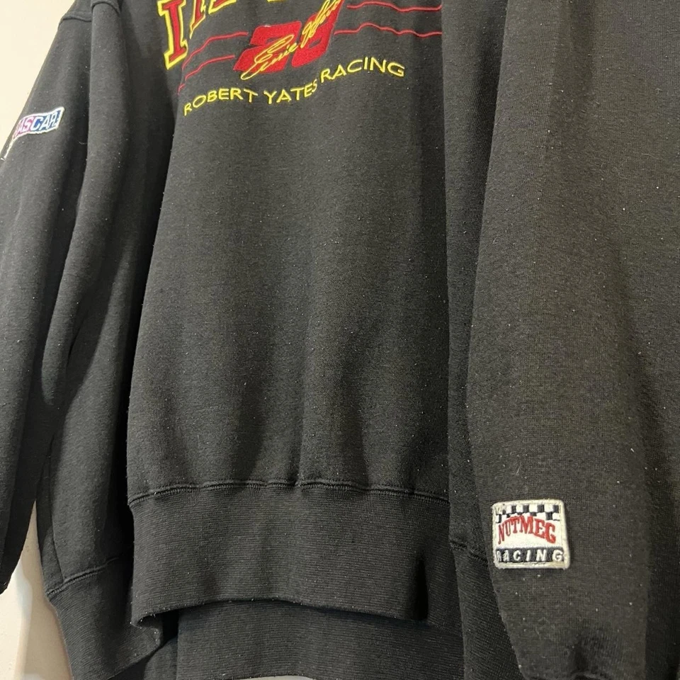 Sudadera de Colección Años 90 Ernie Irvan Racing Cuello Redondo Talla (L) Nuez moscada Robert Yates Foto 3 de 4