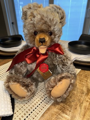 Hermann Teddy Original,15 inch Long Hair Plush Teddy Bear
