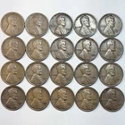 1933 D Lincoln Wheat Cent Penny Lot of 20 Coins Partial Roll Better Date G - VG