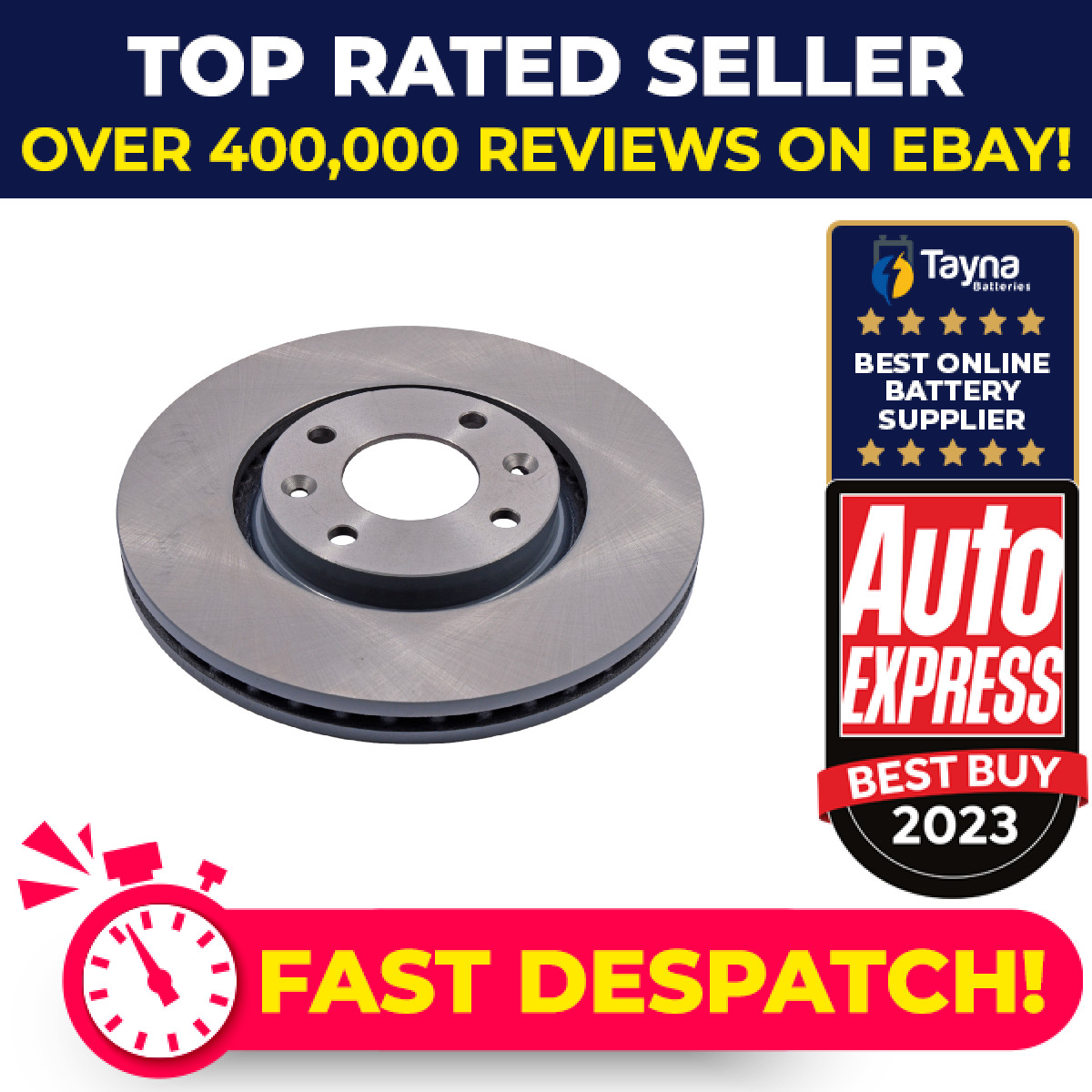 2x Brake Discs Pair Vented Front 283mm 21121 Febi Set E169142 1606401480 Quality