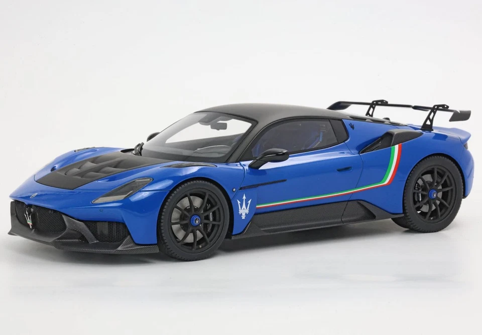 Preorder BBR Maserati GT2 Stradale 1:18 Model Car Blue P18255C KidBX - Image 4 of 4