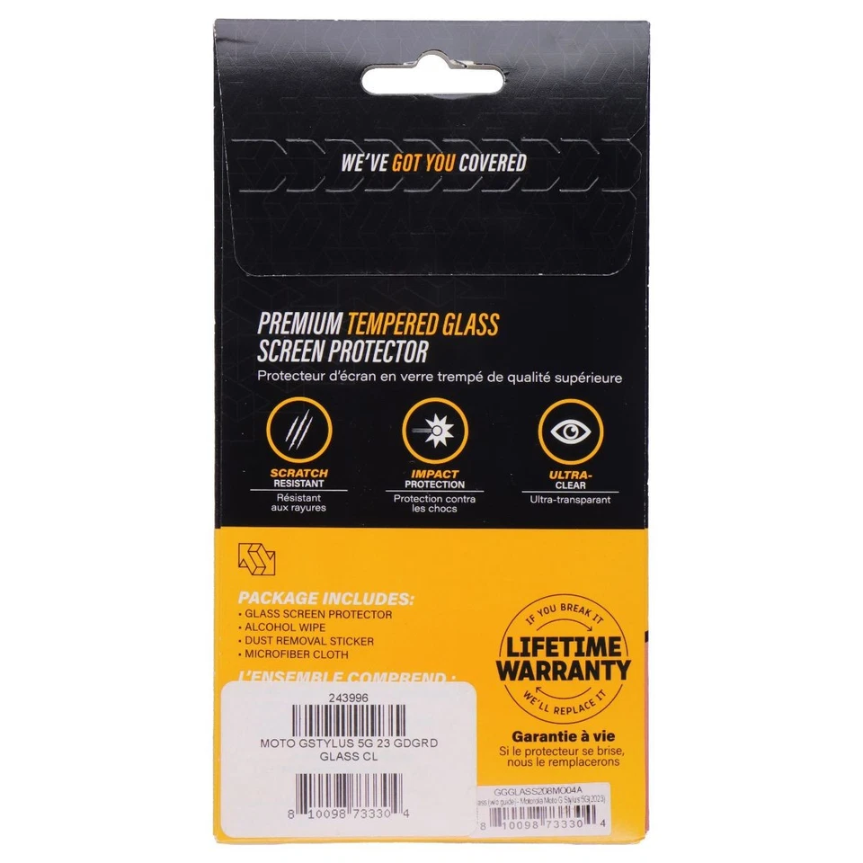 Gadget Guard Tempered Glass Screen Protector for Motorola Moto G Stylus 5G 2023 - Image 2 of 2