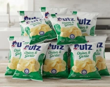 14 BAGS! NEW! Utz Onion & Garlic Potato Chips, 2.75 oz, FREE SHIPPING!