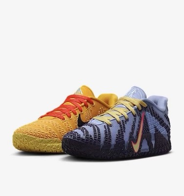 Nike Ja Morant シューズ 12 Nike Ja Morant 3 Channel 12 Blue/Yellow Mismatched Mens Sizes NEW