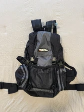 Moose Racing Travel Backpack Black Grey 19x12”