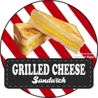 Grilled Cheese Sandwich Decal Concession Food Truck Sticker sc (Choose Size)