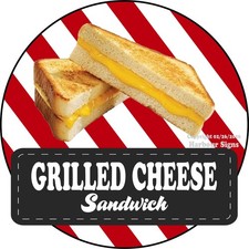 Grilled Cheese Sandwich Decal Concession Food Truck Sticker sc Choose Size 