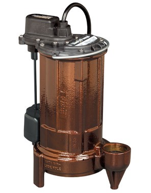 Liberty Pumps 287 1/2 HP High-Performance Submersible Effluent Sump Pump