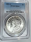 1885-O Morgan Silver Dollar $1 Graded MS63 by PCGS