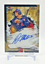 2024 Topps Finest - Finest Autographs Drew Millas #FA-DM Gold Refractor /50