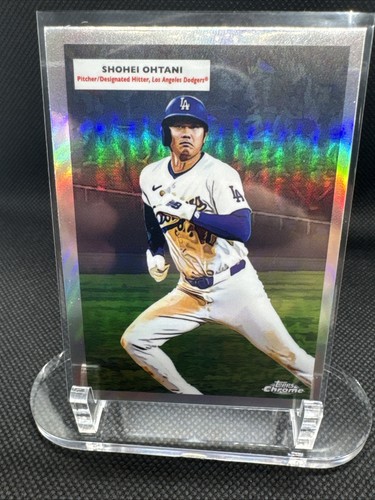 2025 Topps Chrome Platinum Shohei Ohtani Koufax 1955 Topps Doubleheader 55DH-1