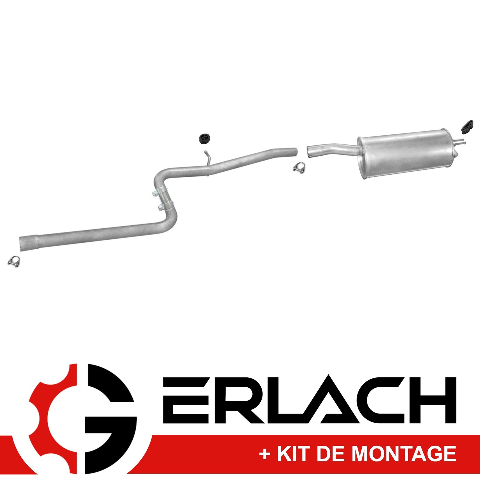 Pot echappement silencieux Fiat Doblo 1.3 1.9 JTD Multijet 3150