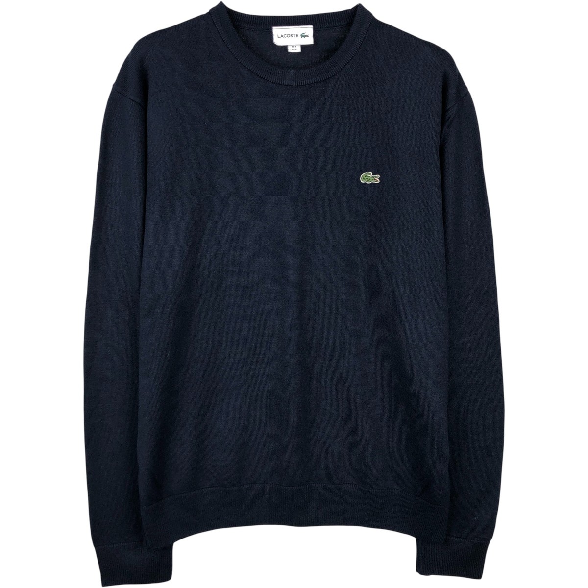 Vintage Lacoste acrylic and wool knit sweater size L men's