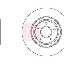 RENAULT KOLEOS II HC 2016 Bremscheibe vorne (einzeln) DSK3227
