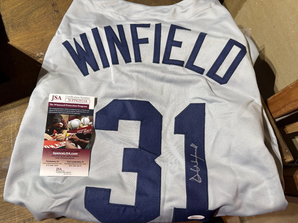 Dave Winfield New York Yankees Baseball MLB Original Autographed