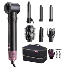 7-in-1 Hair Dryer Brush & Hair Styler for Curling, Volumizing, Straightening