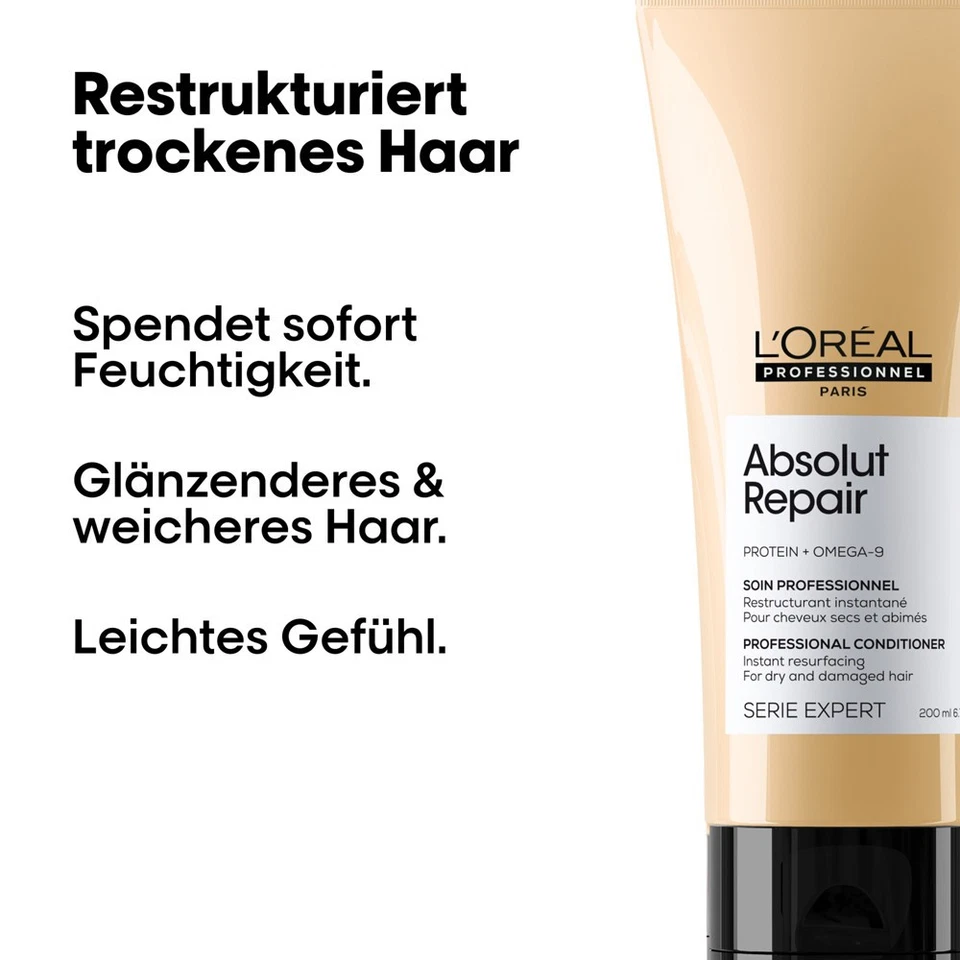 Loreal Serie Expert Absolut Repair Conditioner 200 ml geschädigtes Haar - Bild 2 von 4