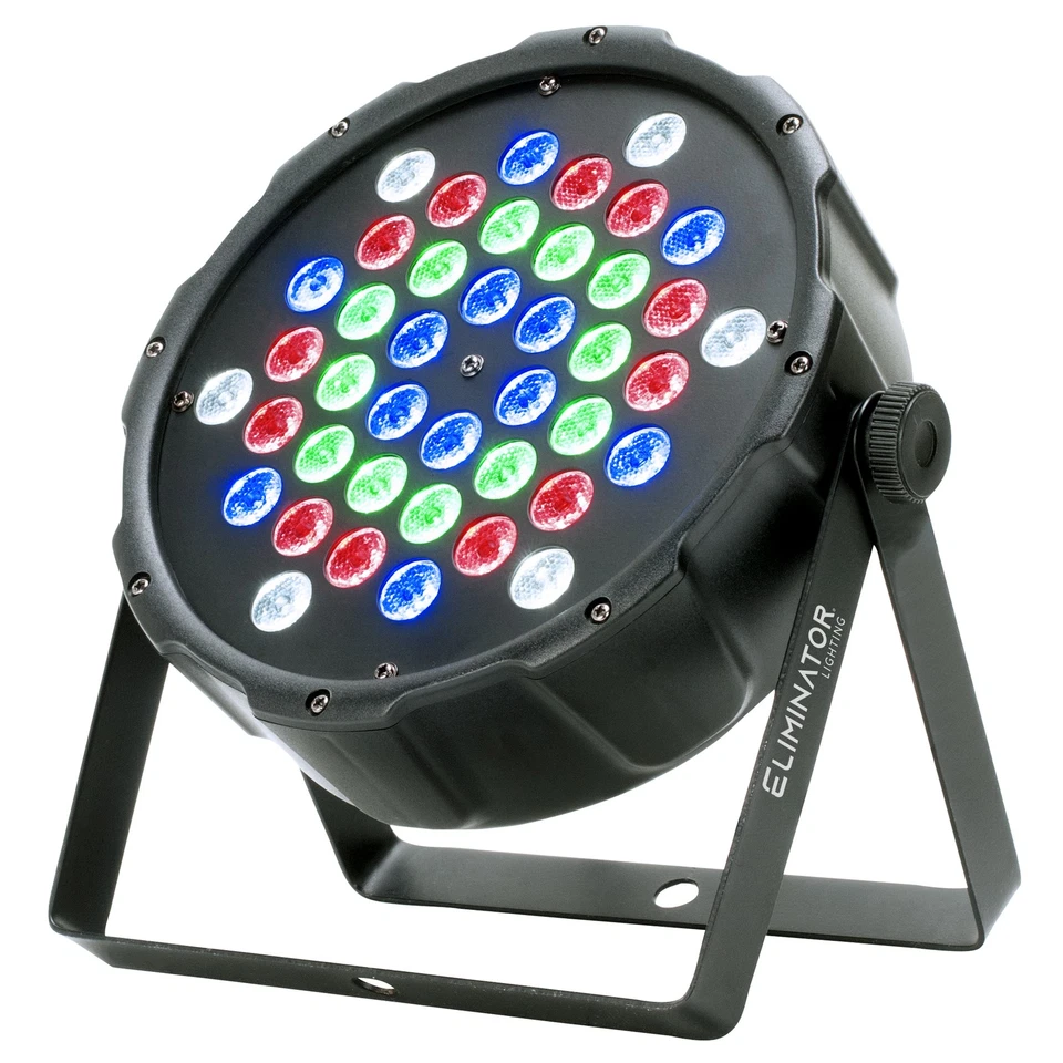 (6) American DJ Eliminator LP 42 RGBW Par Wash Lights+DMX Control+Fogger+Cables - Image 2 of 4