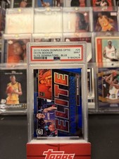 2019-20 Panini Donruss Optic Elite Dominators Devin Booker #25 Blue /49 POP 3