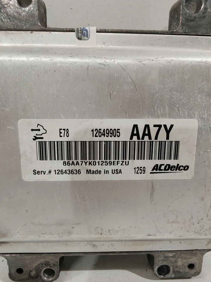 Centralina Motore ECU ACDelco - OPEL ASTRA J / MERIVA B - 1.4 Turbo - 12649905 - Immagine 2 di 3