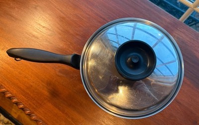 Towncraft Saucepan Pot Chef's Ware  Multicore T304 Stainless Steel 2Qt Lid