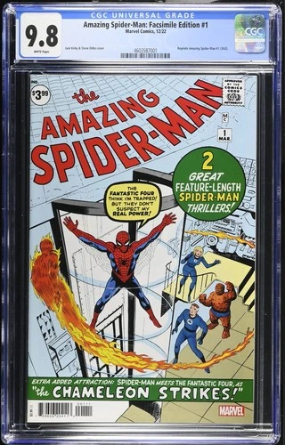 Amazing Spider-Man 🕷️ Facsimile Edition #1 🕷️ CGC 9.8 (Dec 2022 Marvel)