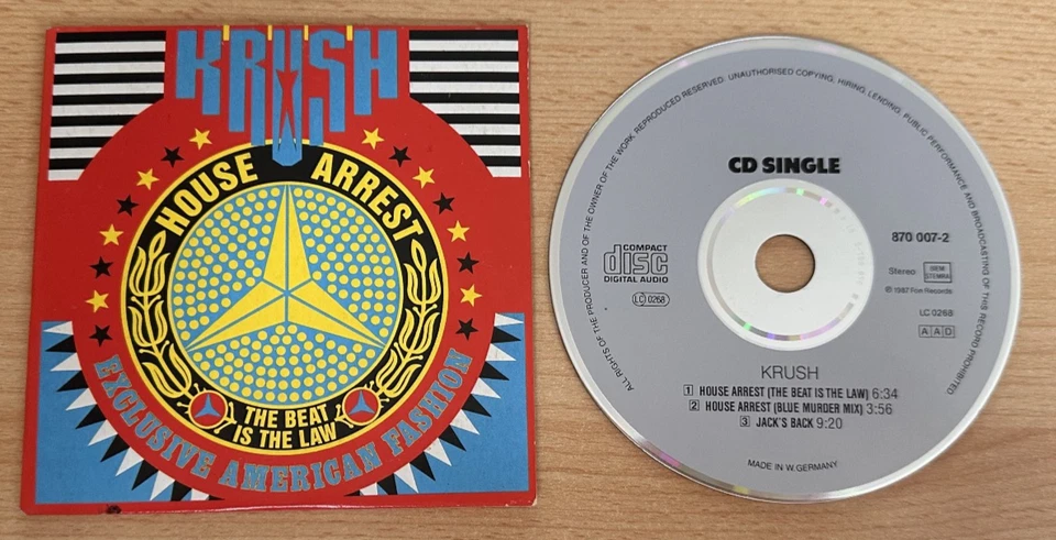 Krush – House Arrest (Maxi CD) - House Music finest for collectors - Bild 2 von 4