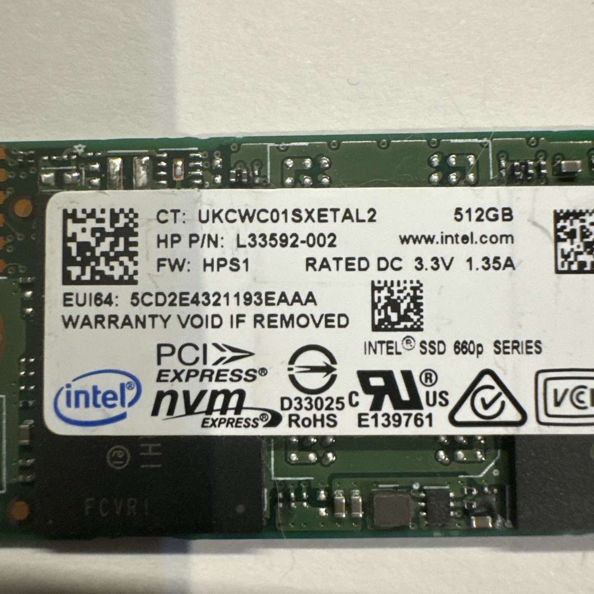 INTEL SSDPEKNW512G8 512GB SSD◆健康状態97%◆ Intel SSDPEKNW512G8H 512GB 2280 M.2 NVMe Solid State Drive SSD | eBay