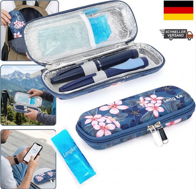 Insulin Kühltasche - TSA Eva Etui Tasche für Insulin Pen, Epipen, Insulin und a