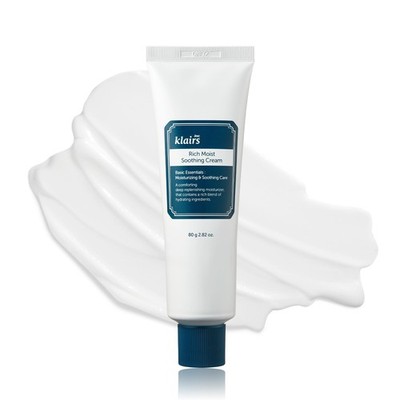 DearKlairs Rich Moist Soothing Cream 80 ml, 79,85 ml (1er Pack), weiß 