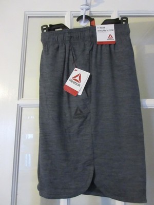 Reebok Men's Delta Core Shorts Medium Ebony Heather 9'' Inseam NWT (CLT)