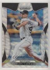 2019 Panini Prizm Tier II Blue Wave Prizm 60/60 Carlos Carrasco #147 1u6