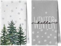 Artoid Mode Kiefern BäUme Weihnachten 42X65 Cm 2Er Set GeschirrtüCher