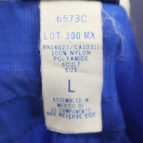 umbro 90s Old Half zip Nylon jacket L blue pullover Men's - Picture 10 of 10