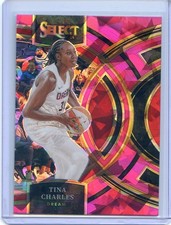 2024 Panini Select WNBA TINA CHARLES #107 PREMIER PINK ICE PRIZM DREAM