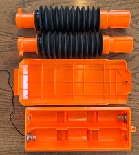 Nerf N-Strike RhinoFire Elite Battery Tray Orange Cover w/screw Pusher Arm Parts