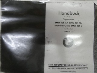 katalog Luftwaffe handbuch bmw 801 motor fw190 teilenummern katalog flugmotor
