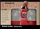 2007-08 Fleer #3 Michael Jordan Decades of Excellence Not Mint E1